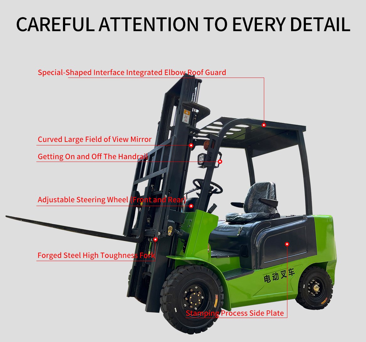 LEKING 2 Ton Electric Forklift - Image 11