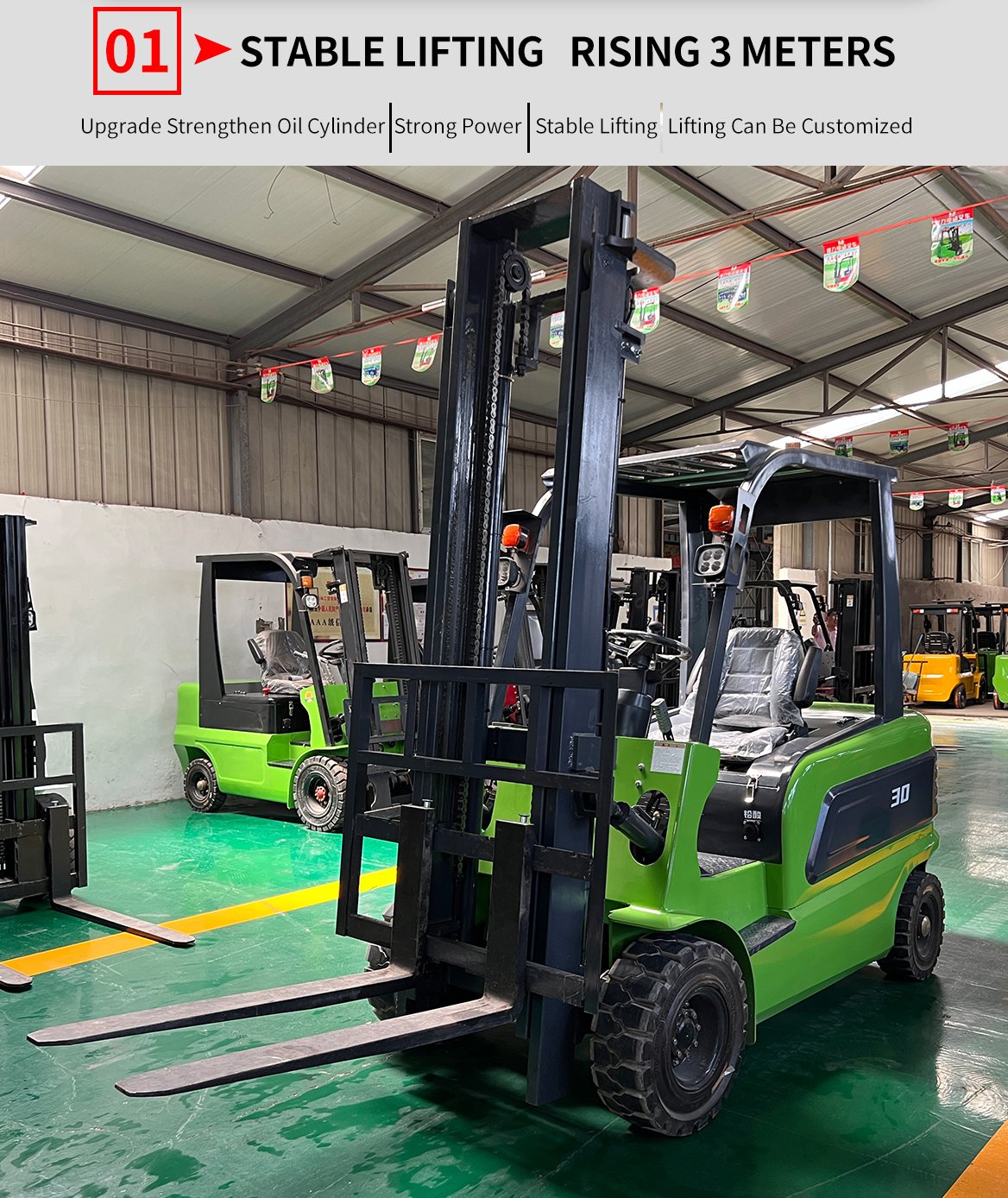 LEKING 3 Ton New Energy Electric Forklift - Image 8
