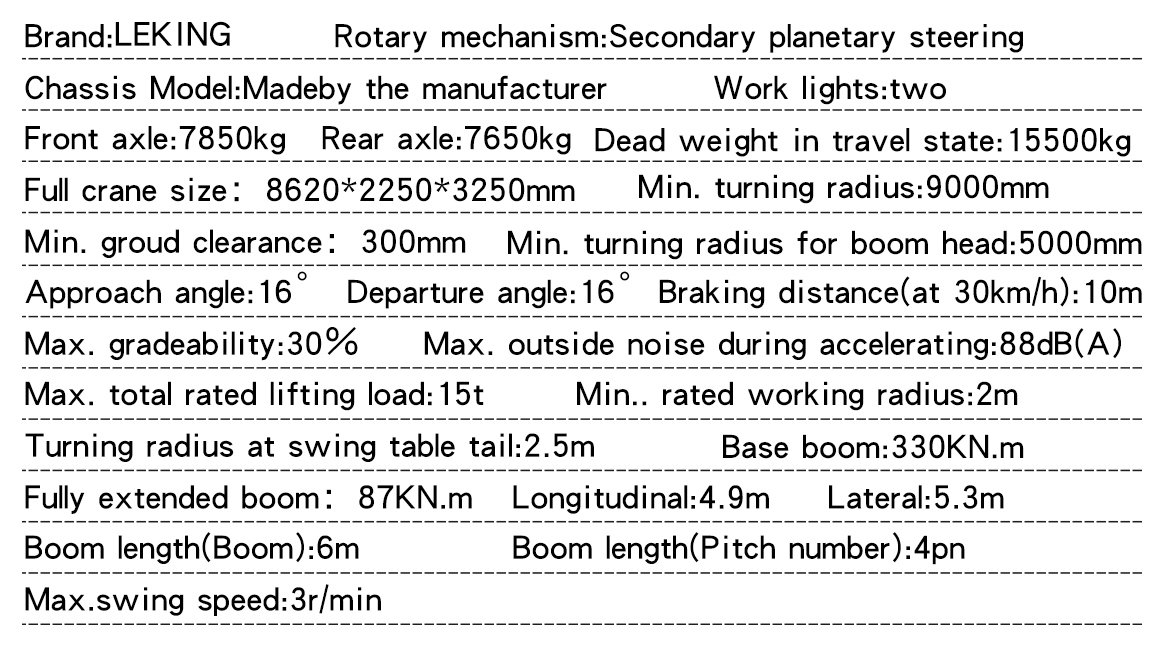 LEKING Off-road crane - Image 10