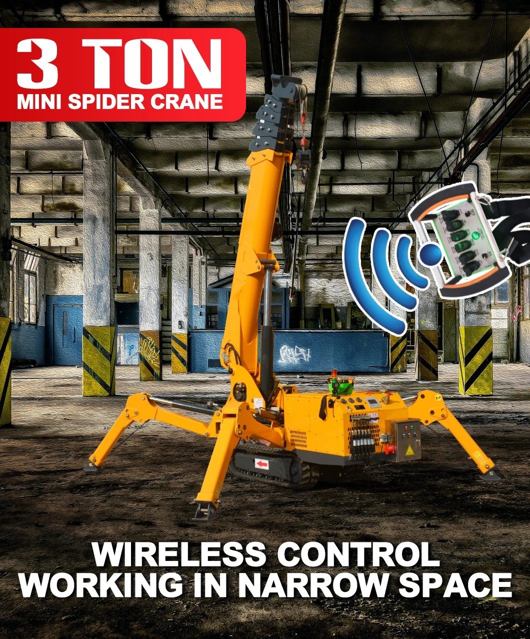 LEKING 3 tons spider crane - Image 7