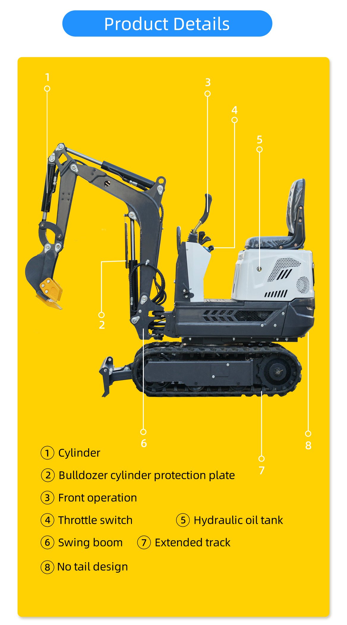 LEKING Mini Excavator-KV06 - Image 8